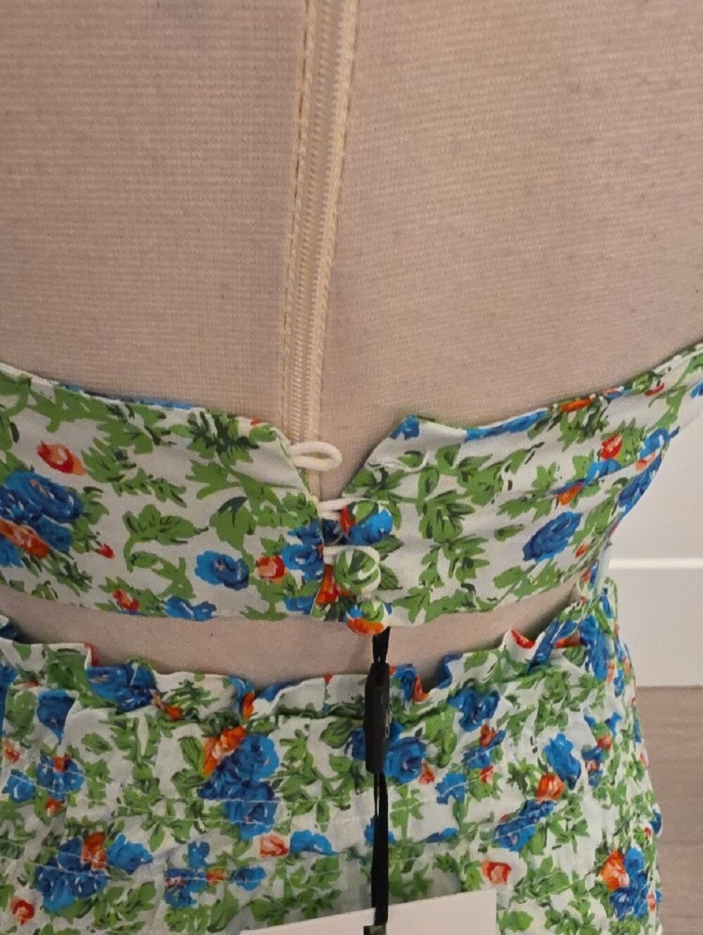 House of Sunny Green Floral matching Smocked Short Set size 2 new with tags - Picture 9 of 16